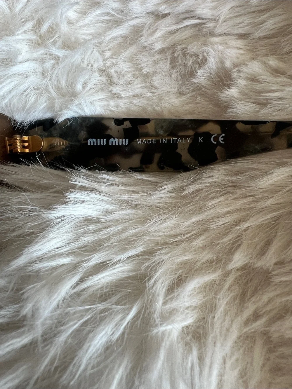 Miu Miu Crystal Embellished Cat Eye Sunglasses - Pink Case
